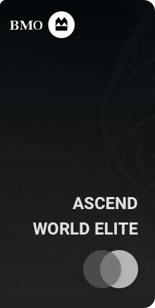 BMO Ascend World Elite Mastercard from BMO - MASTERCARD credit card with $150.00 annual fee
