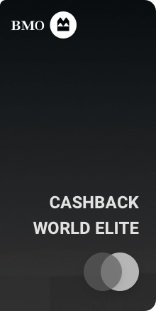 BMO CashBack World Elite Mastercard from BMO - MASTERCARD credit card with $120.00 annual fee