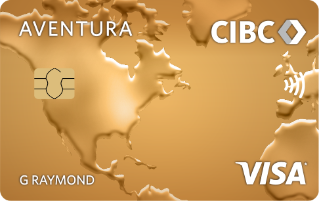 CIBC Aventura Gold Visa Card from CIBC - VISA credit card with $139.00 annual fee
