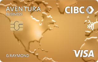 CIBC Aventura Visa Card for Business from CIBC - VISA credit card with $180.00 annual fee