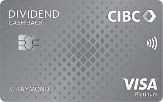 CIBC Dividend Platinum Visa Card from CIBC - VISA credit card with $99.00 annual fee