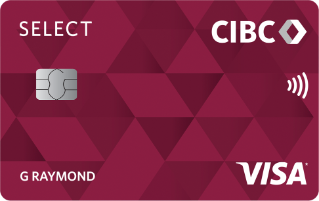 CIBC Select Visa Card from CIBC - VISA credit card with $29.00 annual fee