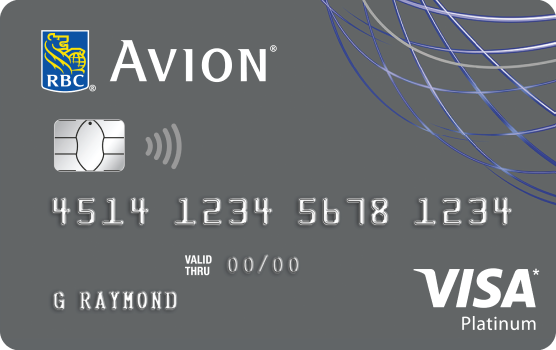 RBC Avion Visa Platinum from RBC - VISA credit card with $120.00 annual fee