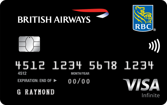 RBC British Airways Visa Infinite from RBC - VISA credit card with $165.00 annual fee