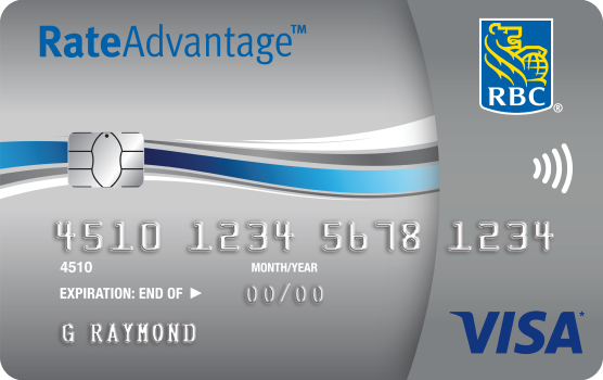 RBC RateAdvantage Visa from RBC - VISA credit card with no annual fee