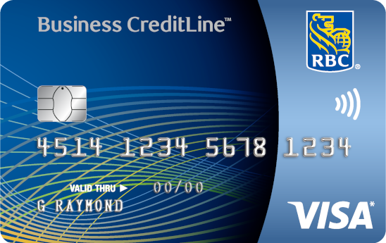 RBC Visa CreditLine for Small Business from RBC - VISA credit card with no annual fee