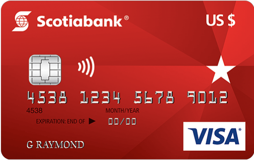 Scotiabank U.S. Dollar Visa Card from Scotiabank - VISA credit card with $35.00 annual fee