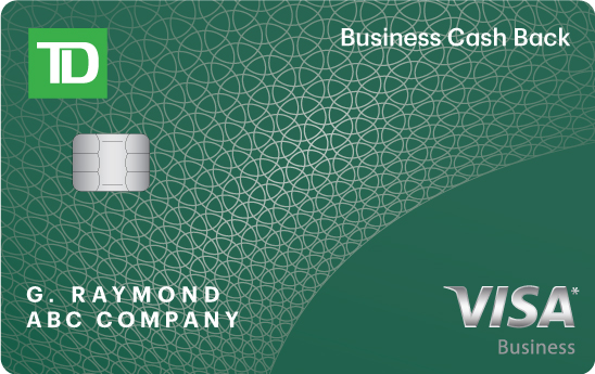 TD Business Cash Back Visa Card from TD Bank - VISA credit card with no annual fee