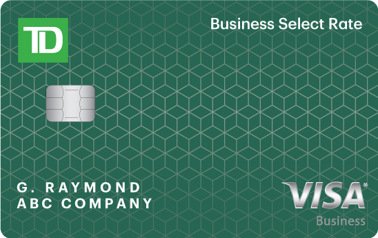 TD Business Select Rate Visa Card from TD Bank - VISA credit card with no annual fee