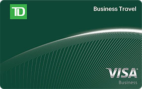 TD Business Travel Visa Card from TD Bank - VISA credit card with $1.00 annual fee
