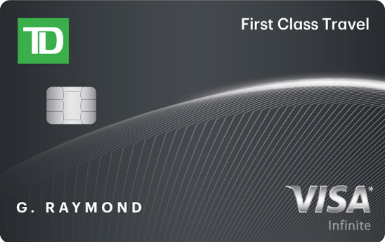 TD First Class Travel Visa Infinite Card from TD Bank - VISA credit card with $1.00 annual fee