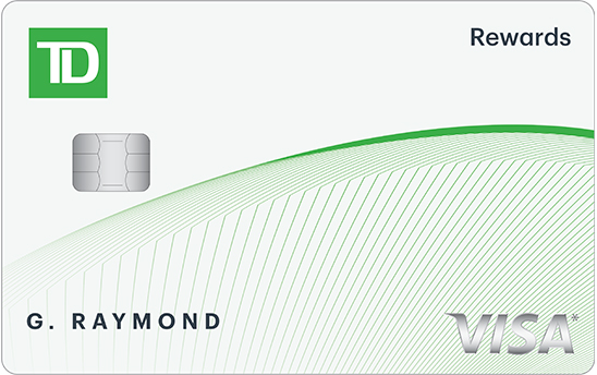 TD Rewards Visa Card from TD Bank - VISA credit card with $50.00 annual fee
