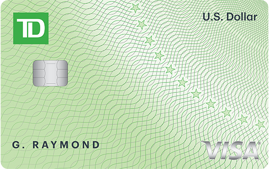 TD U.S. Dollar Visa Card from TD Bank - VISA credit card with $39.00 annual fee
