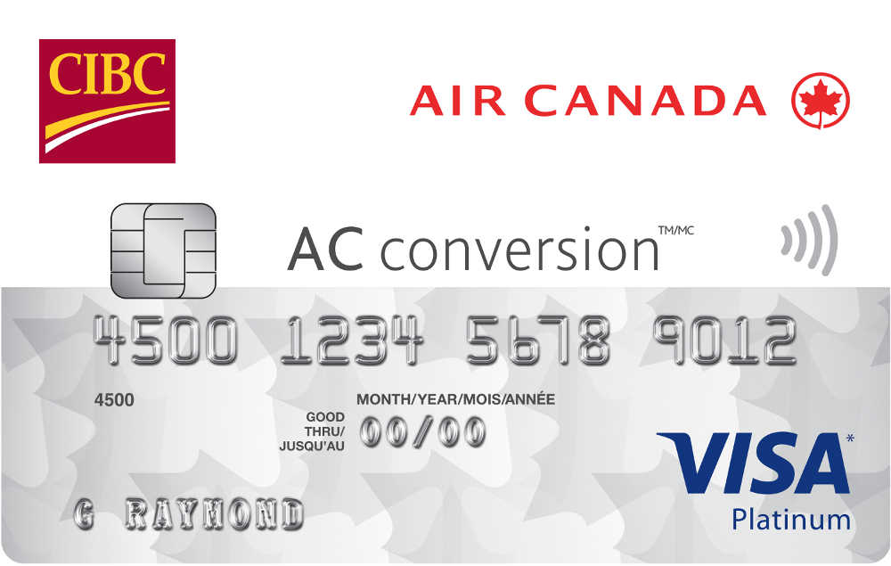 CIBC Air Canada AC conversion Visa Prepaid Card | Credit Cards Canada